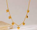 Necklace Mindy in gold — minimalist everyday necklace by Élan by AKI